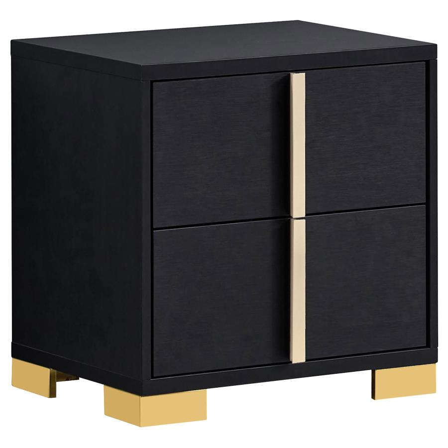Marceline 4-piece Full Bedroom Set Black - 222831F-S4