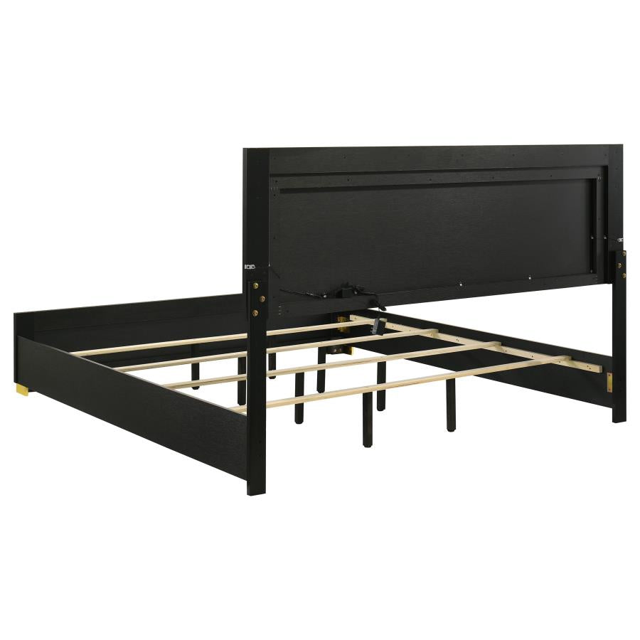 Marceline 5-piece Eastern King Bedroom Set Black - 222831KE-S5