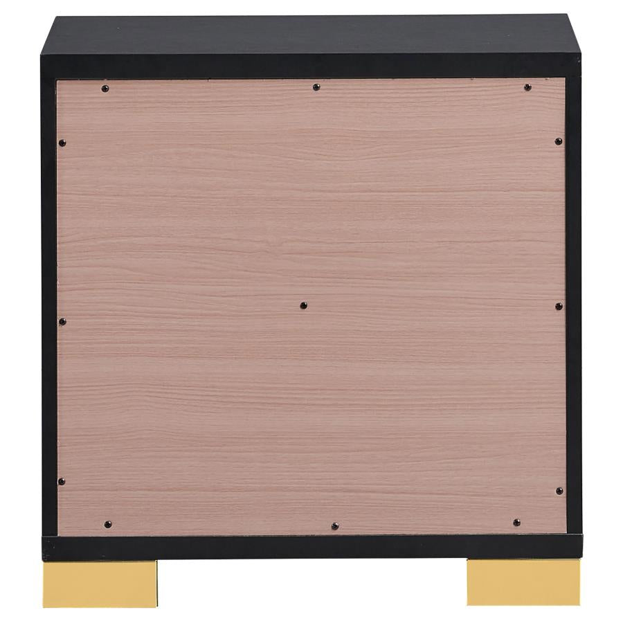 Marceline 2-drawer Nightstand Black - 222832