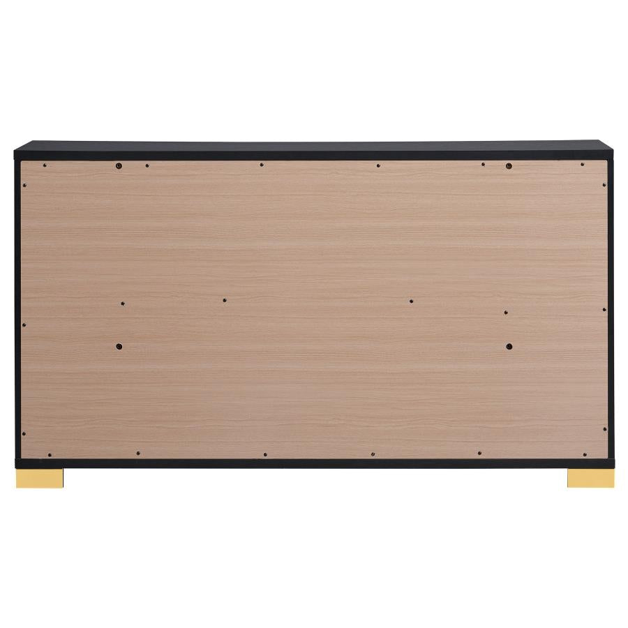 Marceline 6-drawer Dresser Black - 222833