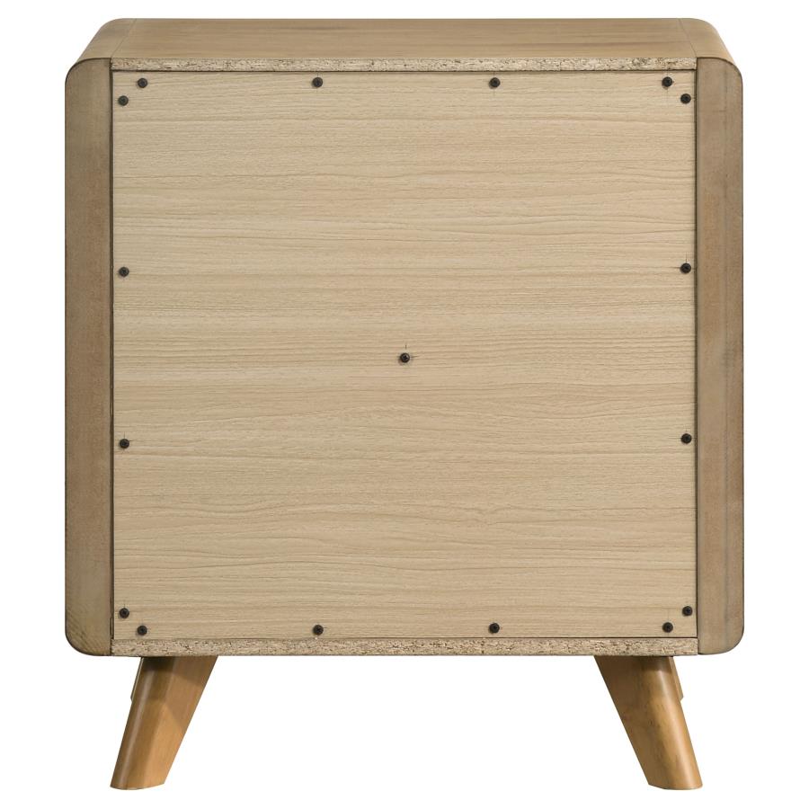 Bennett 2-drawer Bedroom Nightstand Bedside Table Light Oak - 222902