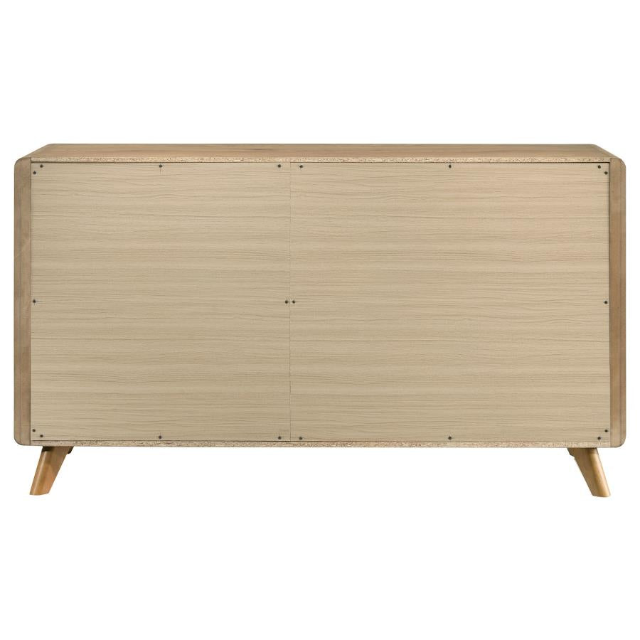 Bennett 6-drawer Bedroom Dresser Cabinet Light Oak - 222903