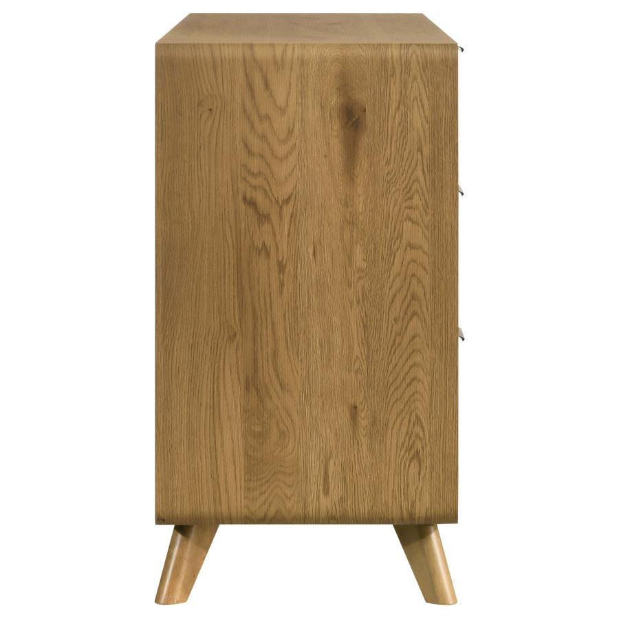 Bennett 6-drawer Bedroom Dresser Cabinet Light Oak - 222903
