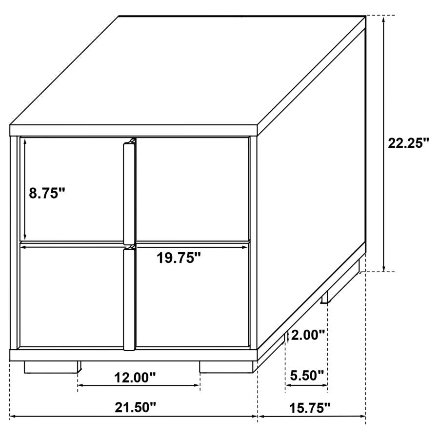 Marceline 5-piece Full Bedroom Set White - 222931F-S5