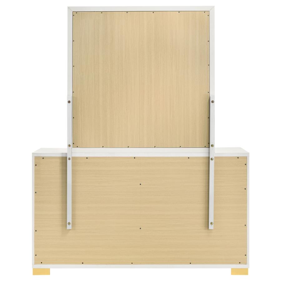 Marceline 6-drawer Dresser with Mirror White - 222933M
