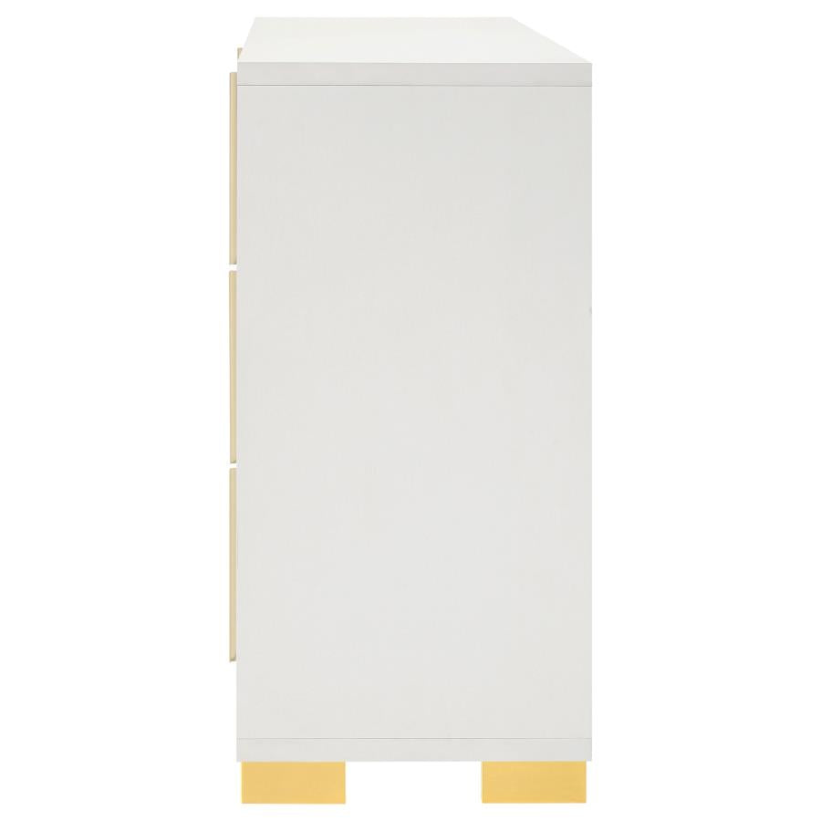 Marceline 6-drawer Dresser White - 222933