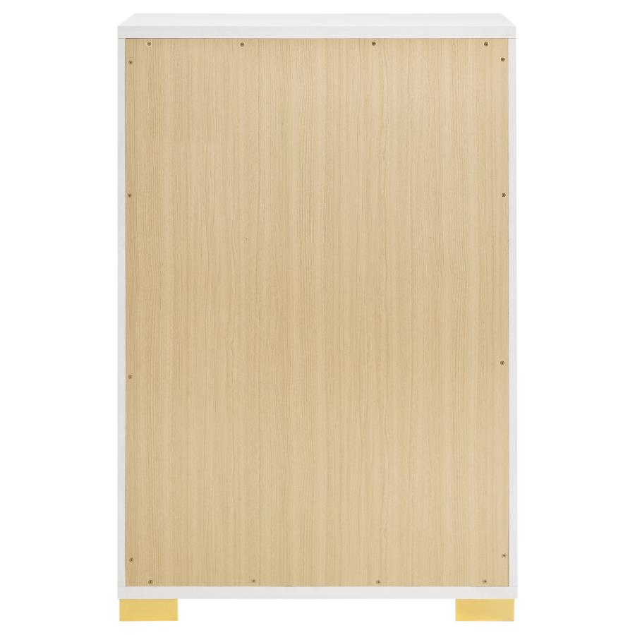 Marceline 5-drawer Bedroom Chest White - 222935