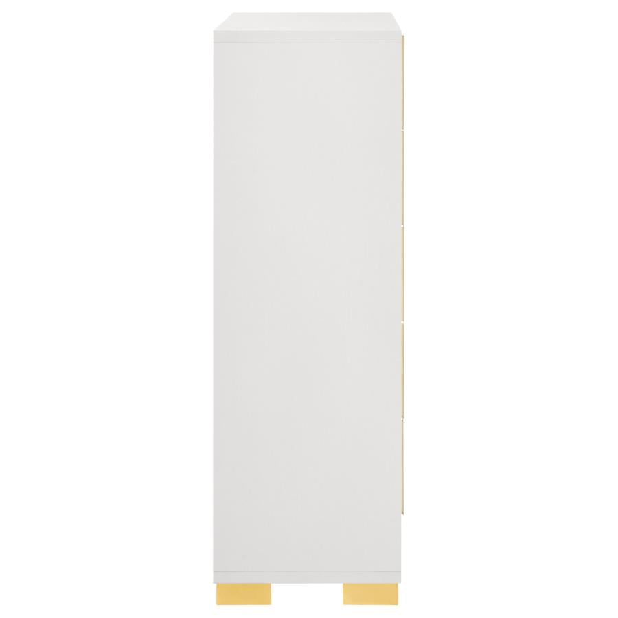 Marceline 5-drawer Bedroom Chest White - 222935