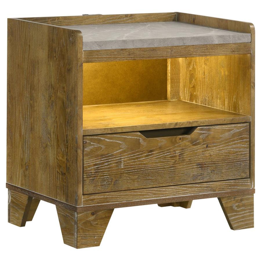Henderson 5-piece Queen Bedroom Set Medium Oak - 222971Q-S5