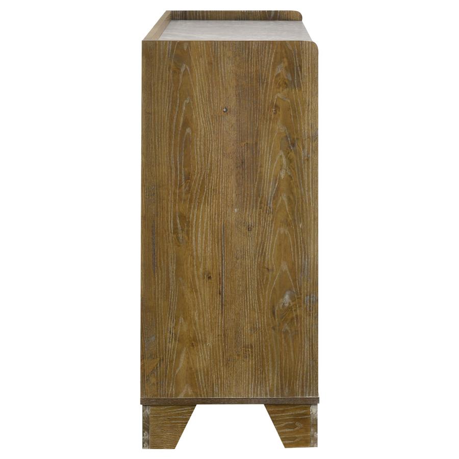 Henderson 6-drawer Bedroom Dresser Cabinet Medium Oak - 222973