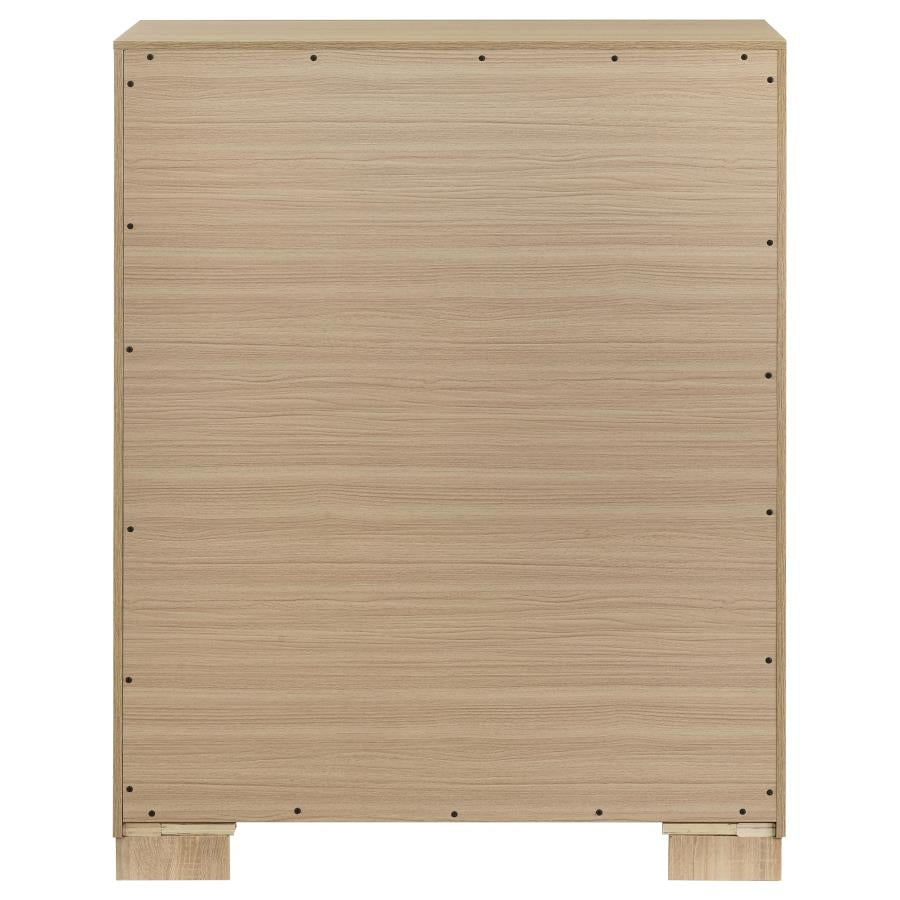 Arielle 4-drawer Bedroom Chest of Drawers Light Oak - 223115