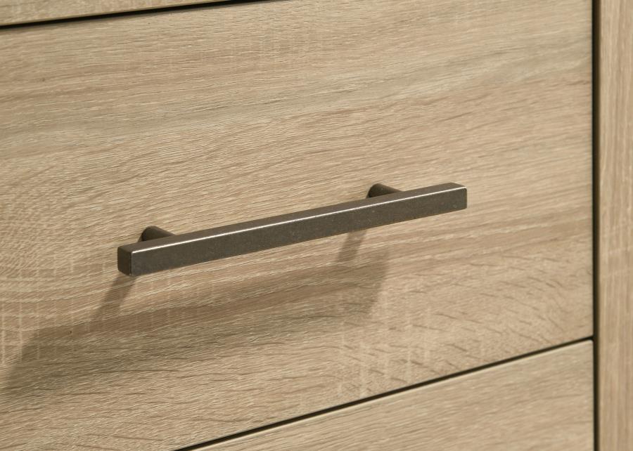 Arielle 4-drawer Bedroom Chest of Drawers Light Oak - 223115