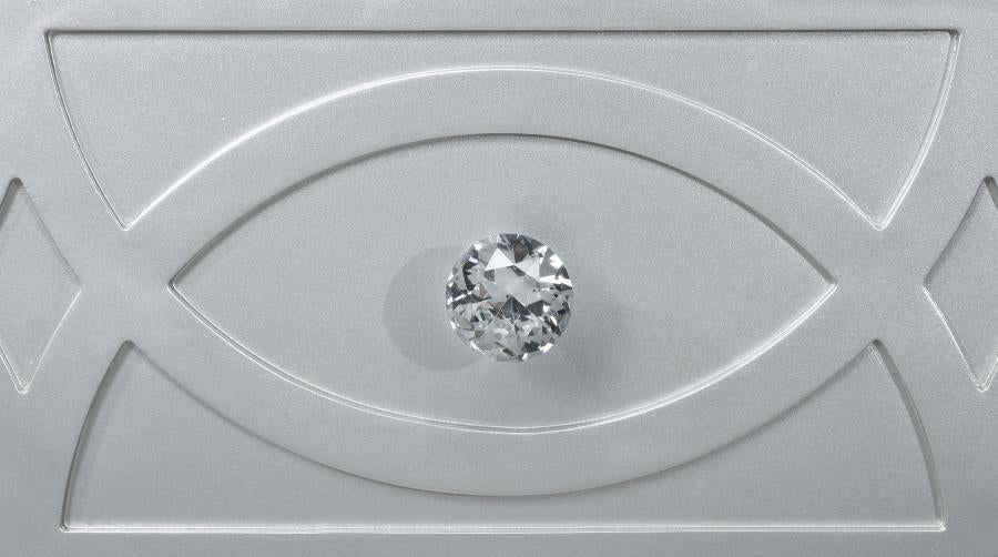 Gunnison 2-drawer Nightstand Silver Metallic - 223212