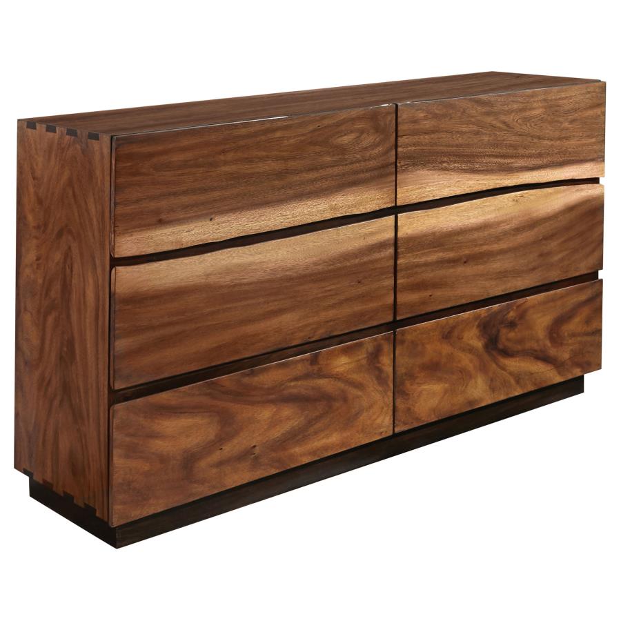 Winslow 5-piece Eastern King Bedroom Set Smokey Walnut - 223250SKE-S5