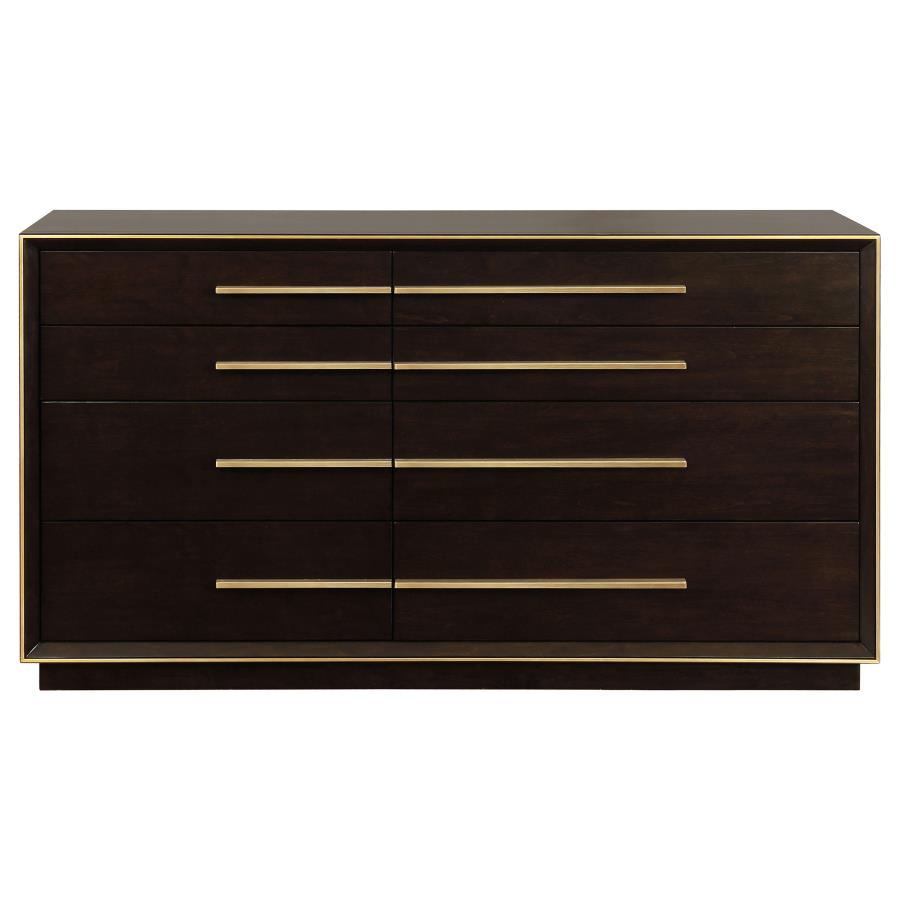 Durango 4-piece Eastern King Bedroom Set Smoked Peppercorn - 223261KE-S4