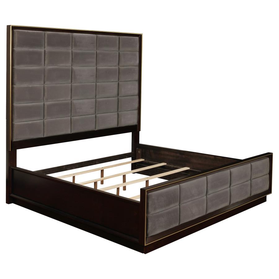 Durango 5-piece Eastern King Bedroom Set Smoked Peppercorn - 223261KE-S5