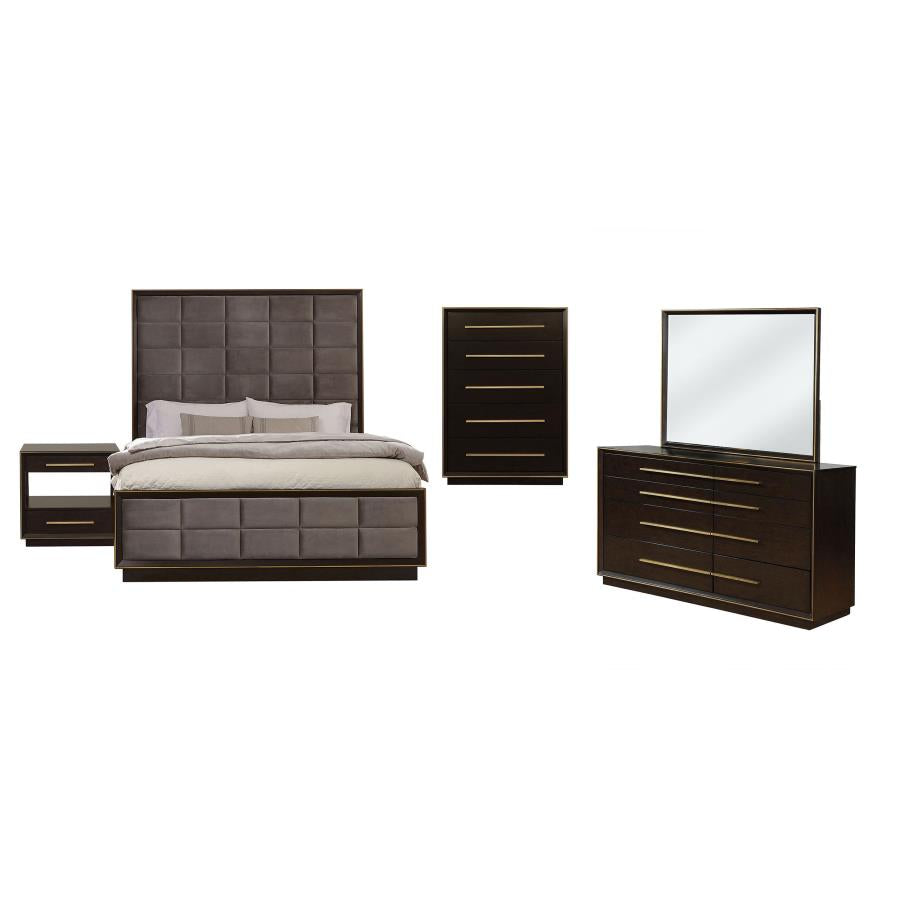 Durango 5-piece Queen Bedroom Set Smoked Peppercorn - 223261Q-S5