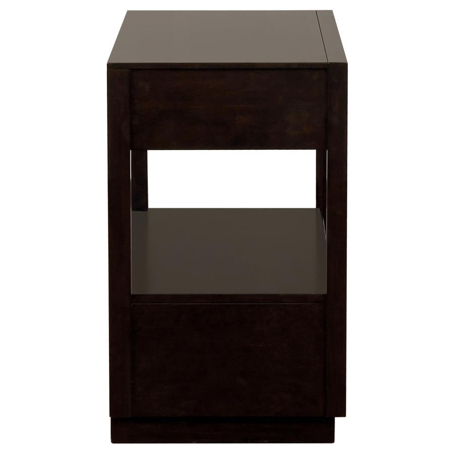 Durango 2-drawer Nightstand Smoked Peppercorn - 223262