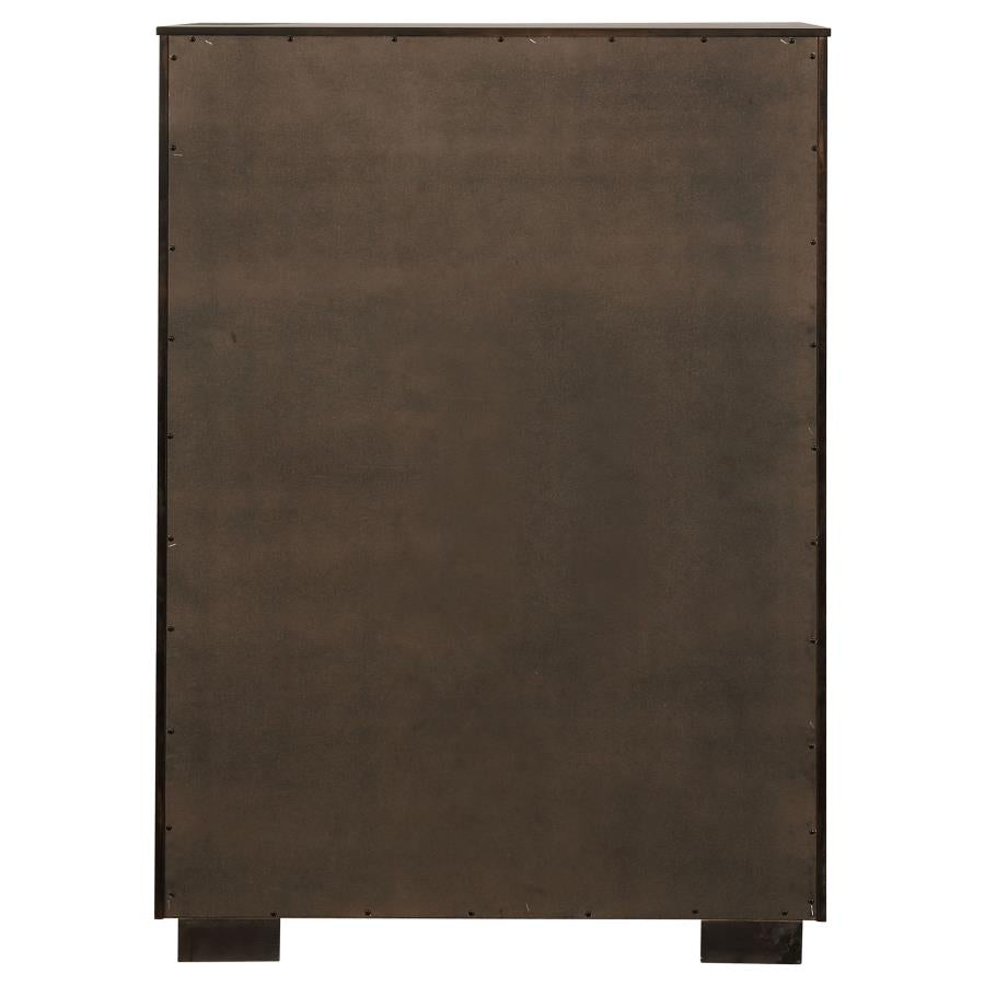 Durango 5-drawer Bedroom Chest Smoked Peppercorn - 223265