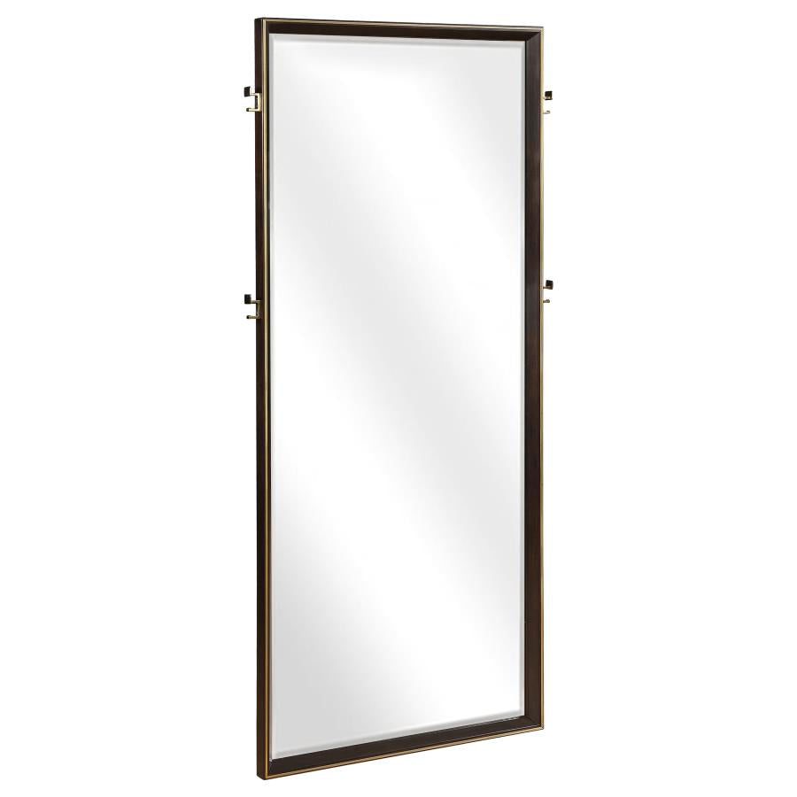 Durango 80-inch Standing Floor Mirror Smoked Peppercorn - 223270
