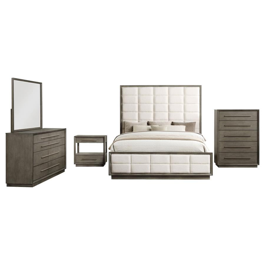 Durango 5-piece Eastern King Bedroom Set Taupe Oak - 223271KE-S5
