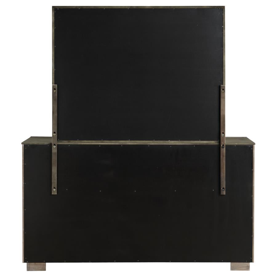 Durango 8-drawer Dresser and Mirror Taupe Oak - 223273M