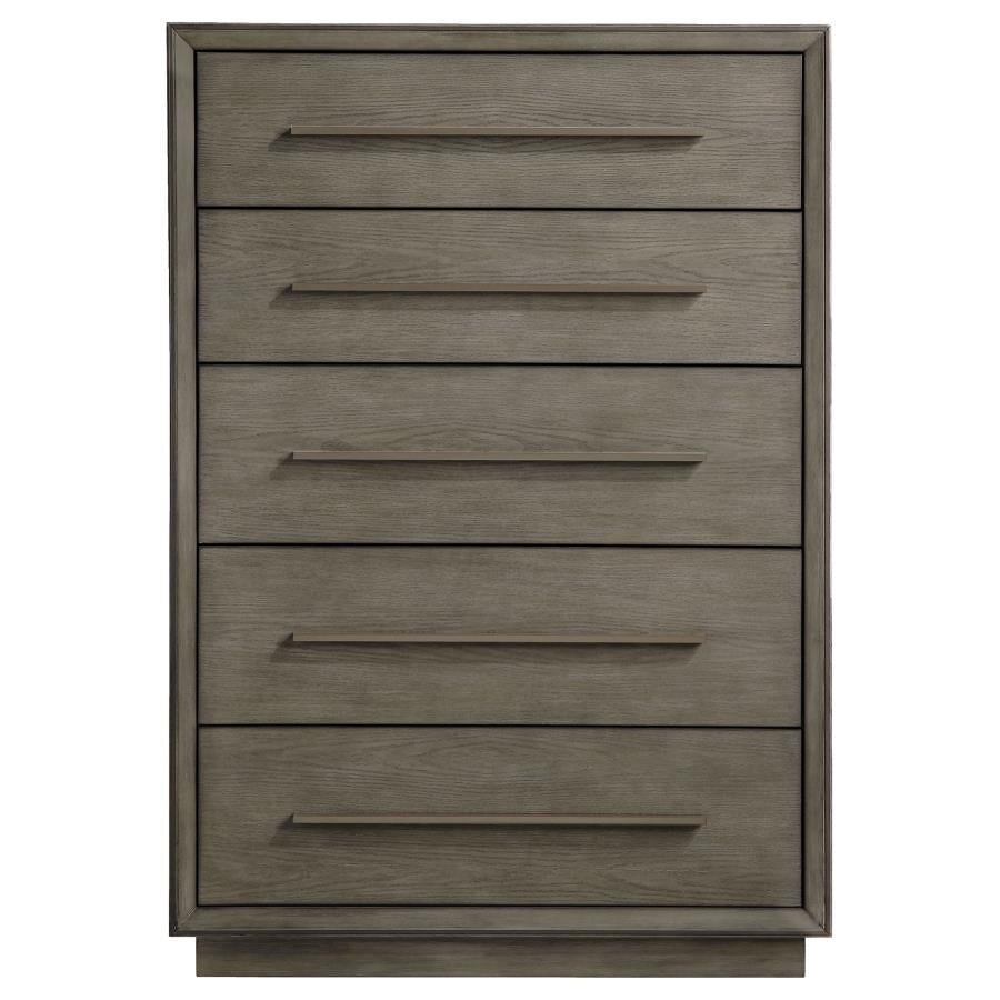Durango 5-drawer Bedroom Chest Taupe Oak - 223275