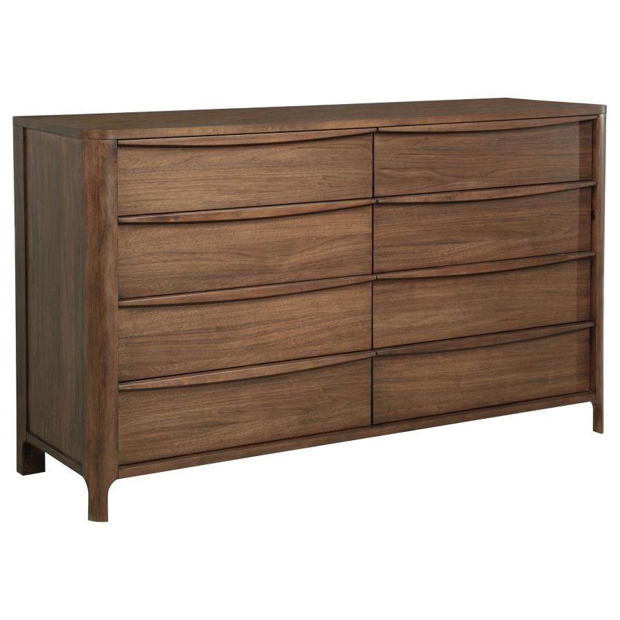 Maderia 4-piece California King Bedroom Set Walnut - 223321KW-S4