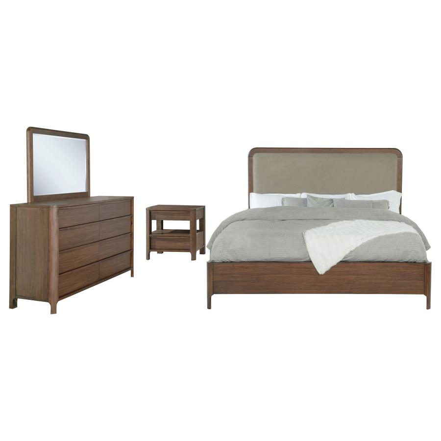 Maderia 4-piece Queen Bedroom Set Walnut - 223321Q-S4