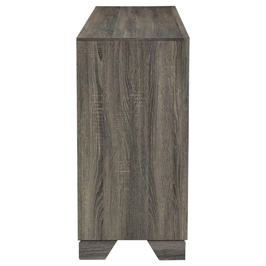 Wright 6-drawer Dresser Cabinet Brown Oak - 223343