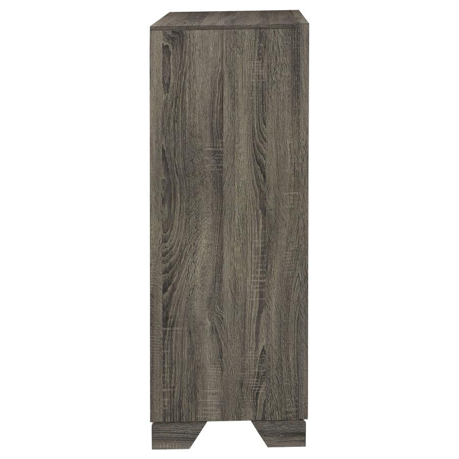 Wright 4-drawer Chest of Drawers Brown Oak - 223345