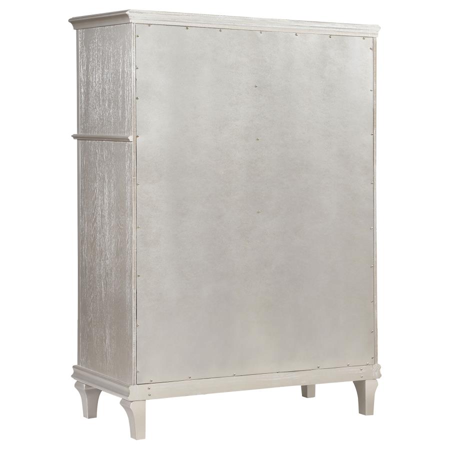 Evangeline 6-drawer Bedroom Chest Silver Oak - 223395