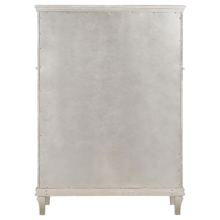 Evangeline 6-drawer Bedroom Chest Silver Oak - 223395