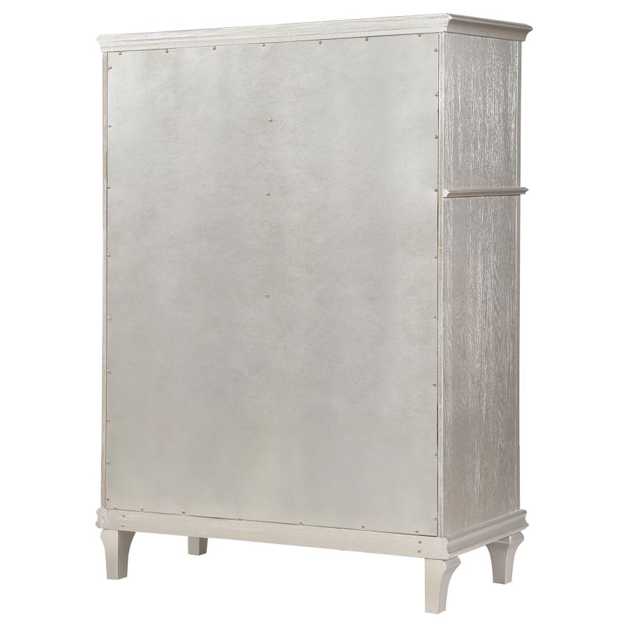 Evangeline 6-drawer Bedroom Chest Silver Oak - 223395