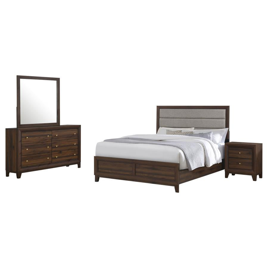 Welsley 4-piece Queen Bedroom Set Walnut - 223441Q-S4