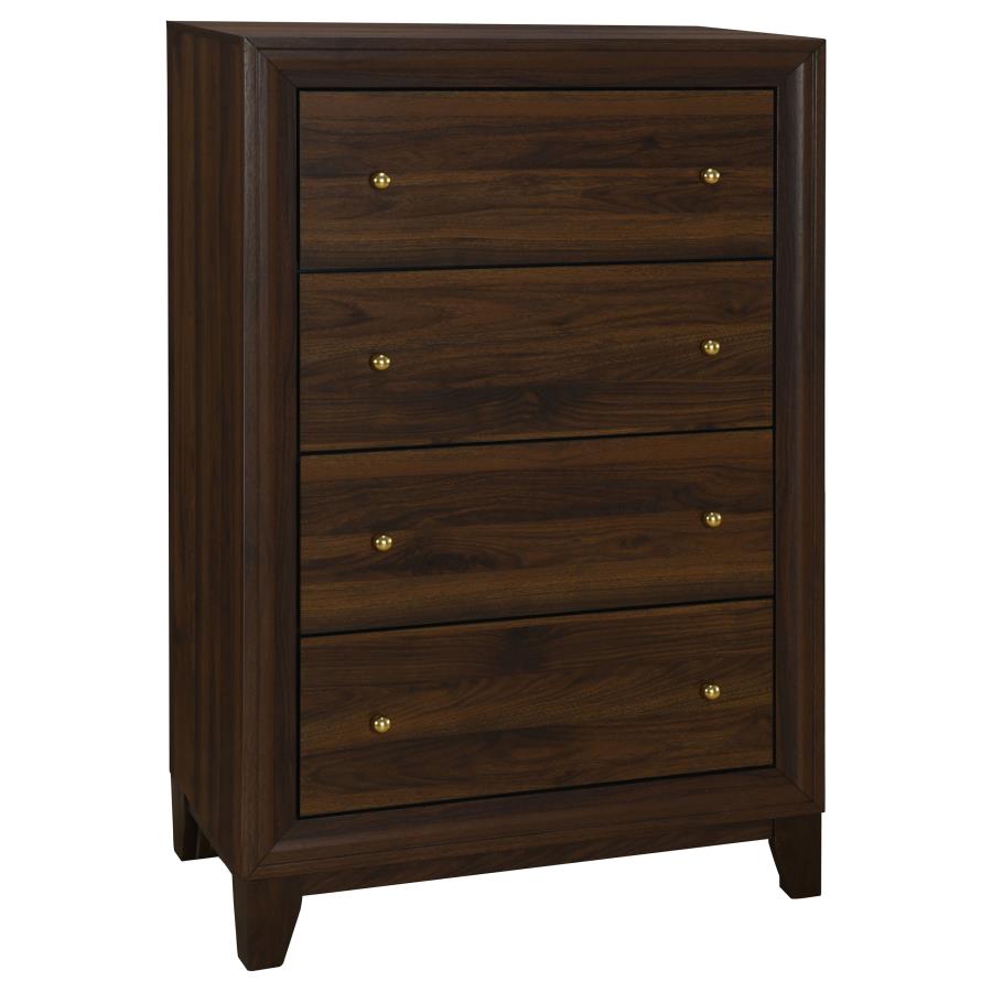 Welsley 5-piece Queen Bedroom Set Walnut - 223441Q-S5