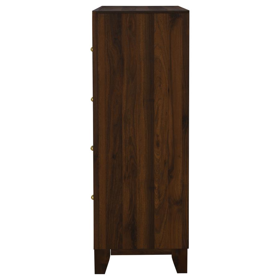 Welsley 4-drawer Chest of Drawers Walnut - 223445