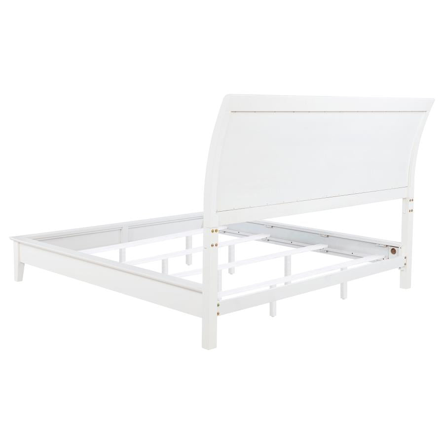 Bexhill 5-piece Eastern King Bedroom Set White - 223471KE-S5