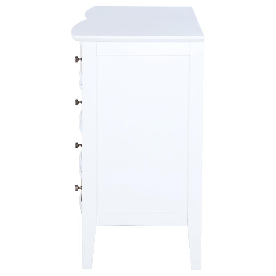 Bexhill 10-drawer Dresser Cabinet White - 223473