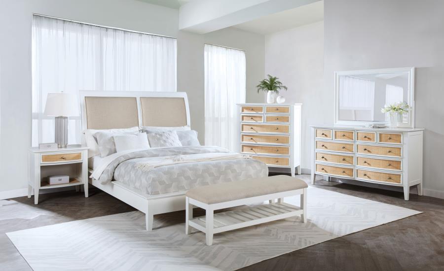 Bexhill 10-drawer Dresser Cabinet White - 223473