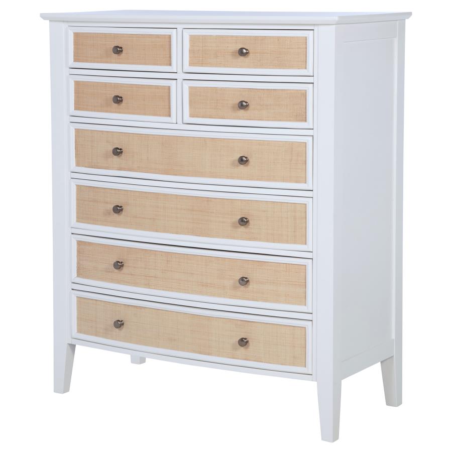 Bexhill 8-drawer Chest of Drawers White - 223475
