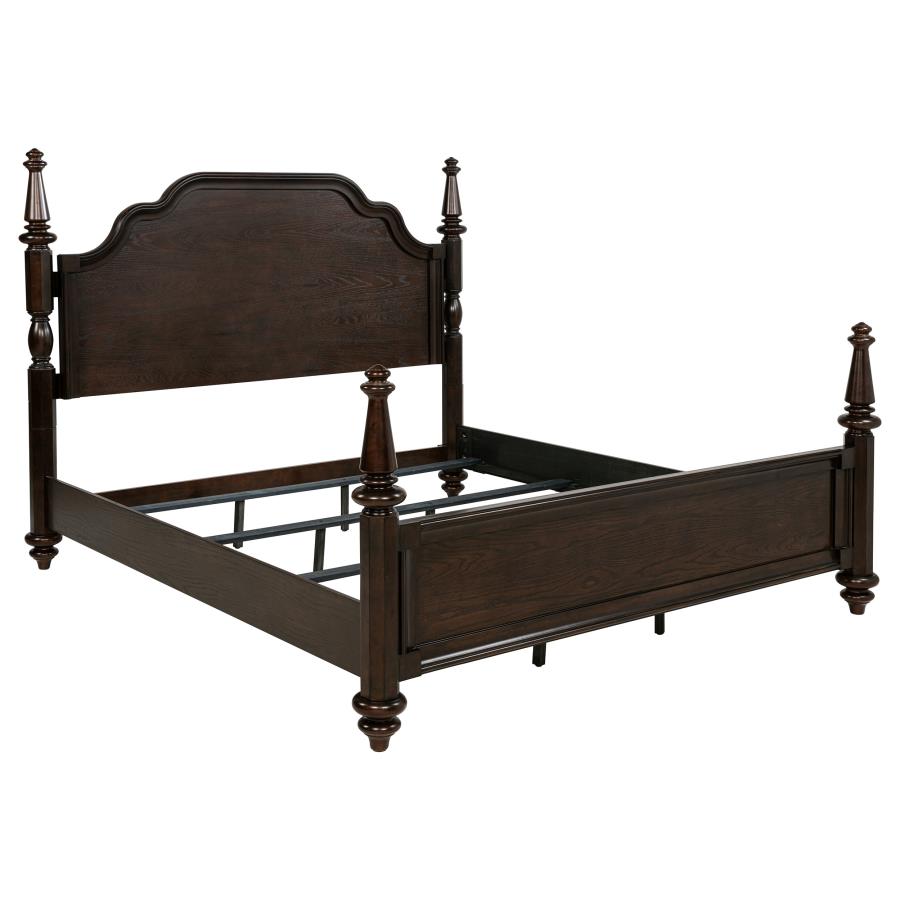 Andover 4-piece Eastern King Bedroom Set Dark Oak - 223631KE-S4