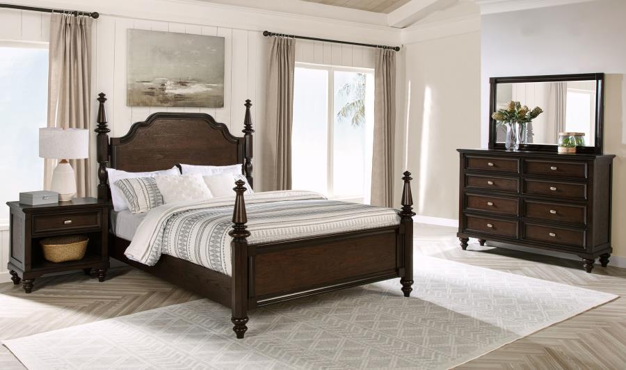 Andover 4-piece Queen Bedroom Set Dark Oak - 223631Q-S4