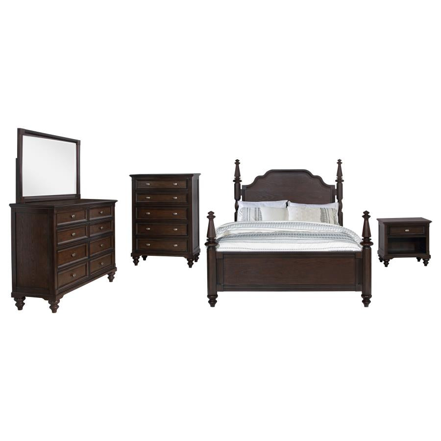 Andover 5-piece Queen Bedroom Set Dark Oak - 223631Q-S5