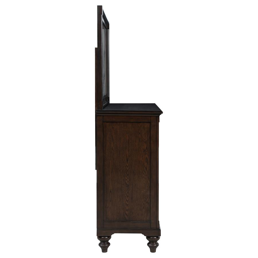 Andover 8-drawer Dresser and Mirror Dark Oak - 223633M
