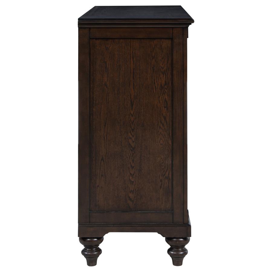 Andover 8-drawer Dresser Cabinet Dark Oak - 223633