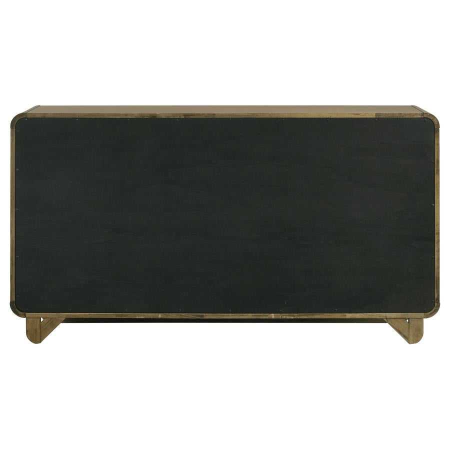 Amsbury 6-drawer Dresser Cabinet Nutmeg - 224273