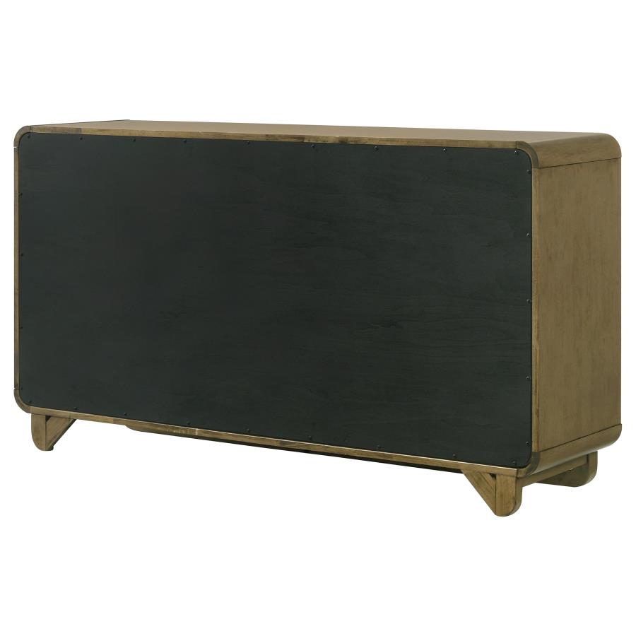 Amsbury 6-drawer Dresser Cabinet Nutmeg - 224273
