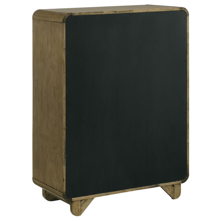 Amsbury 5-drawer Chest of Drawers Nutmeg - 224275