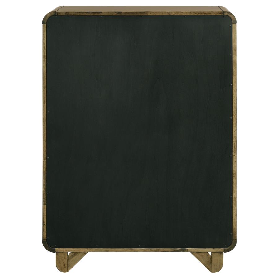 Amsbury 5-drawer Chest of Drawers Nutmeg - 224275